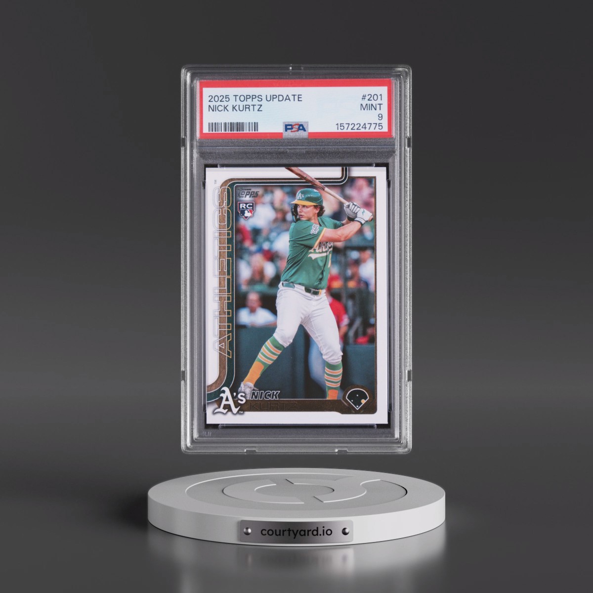 2025 Topps Update #201 Nick Kurtz (PSA 9 MINT)
