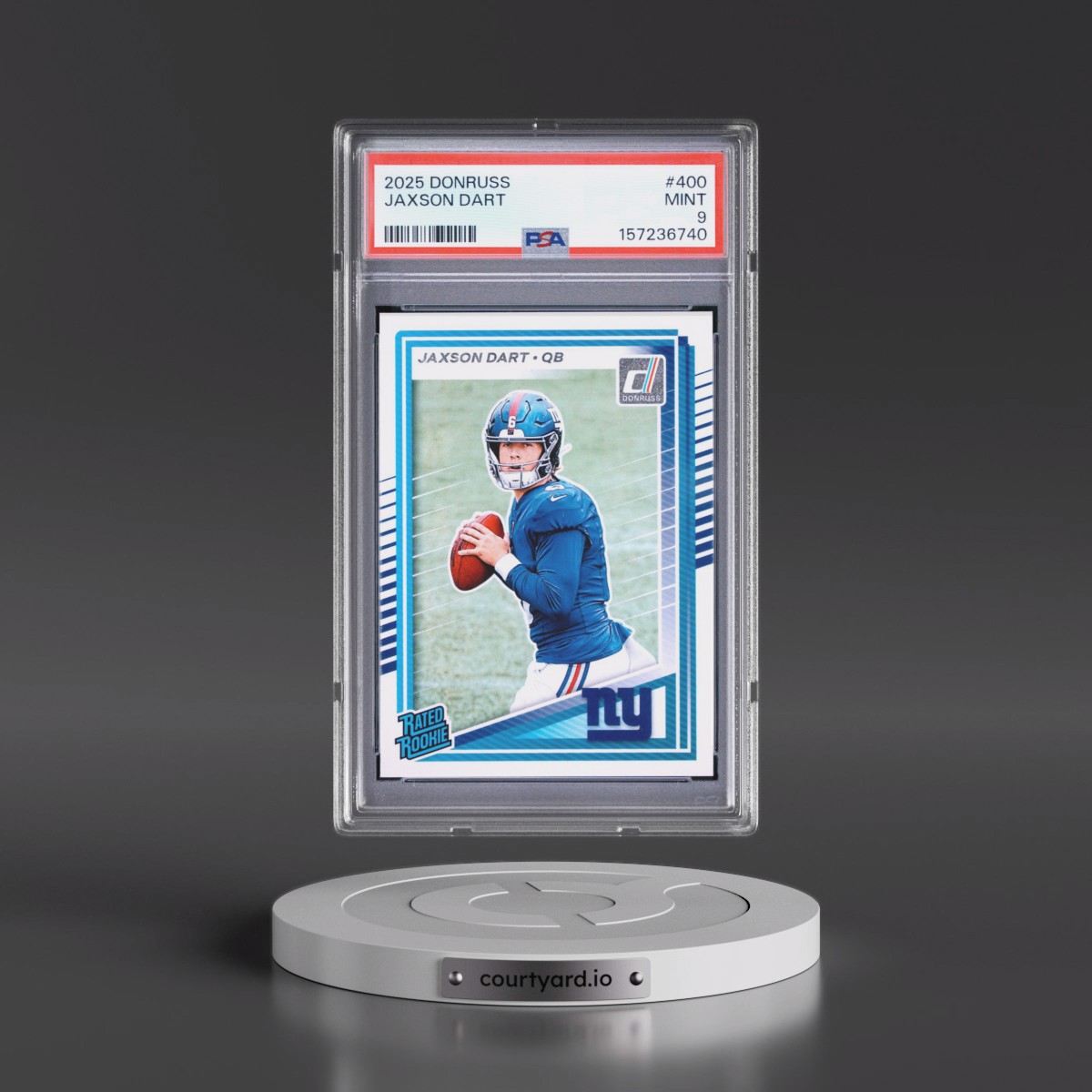 2025 Panini Donruss #400 Jaxson Dart (PSA 9 MINT)
