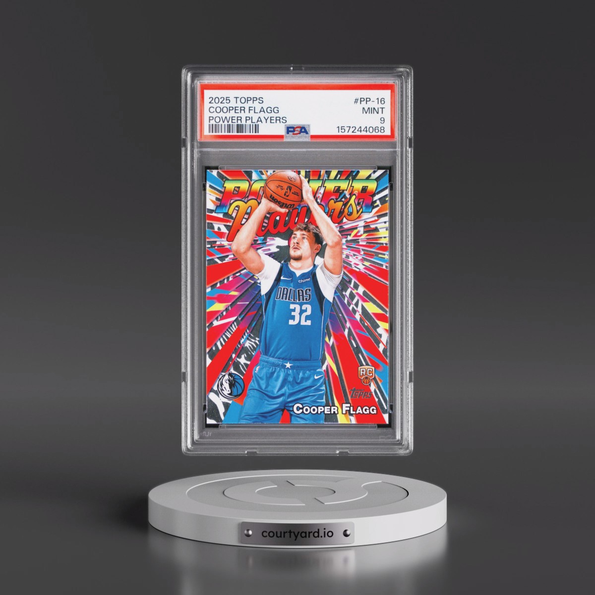 2025 Topps Power Players #PP-16 Cooper Flagg (PSA 9 MINT)