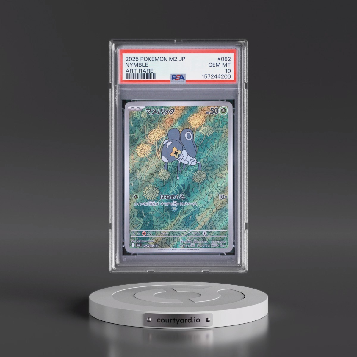 2025 Pokémon M2-Inferno X #082 Nymble - Art Rare (PSA 10 GEM MINT)