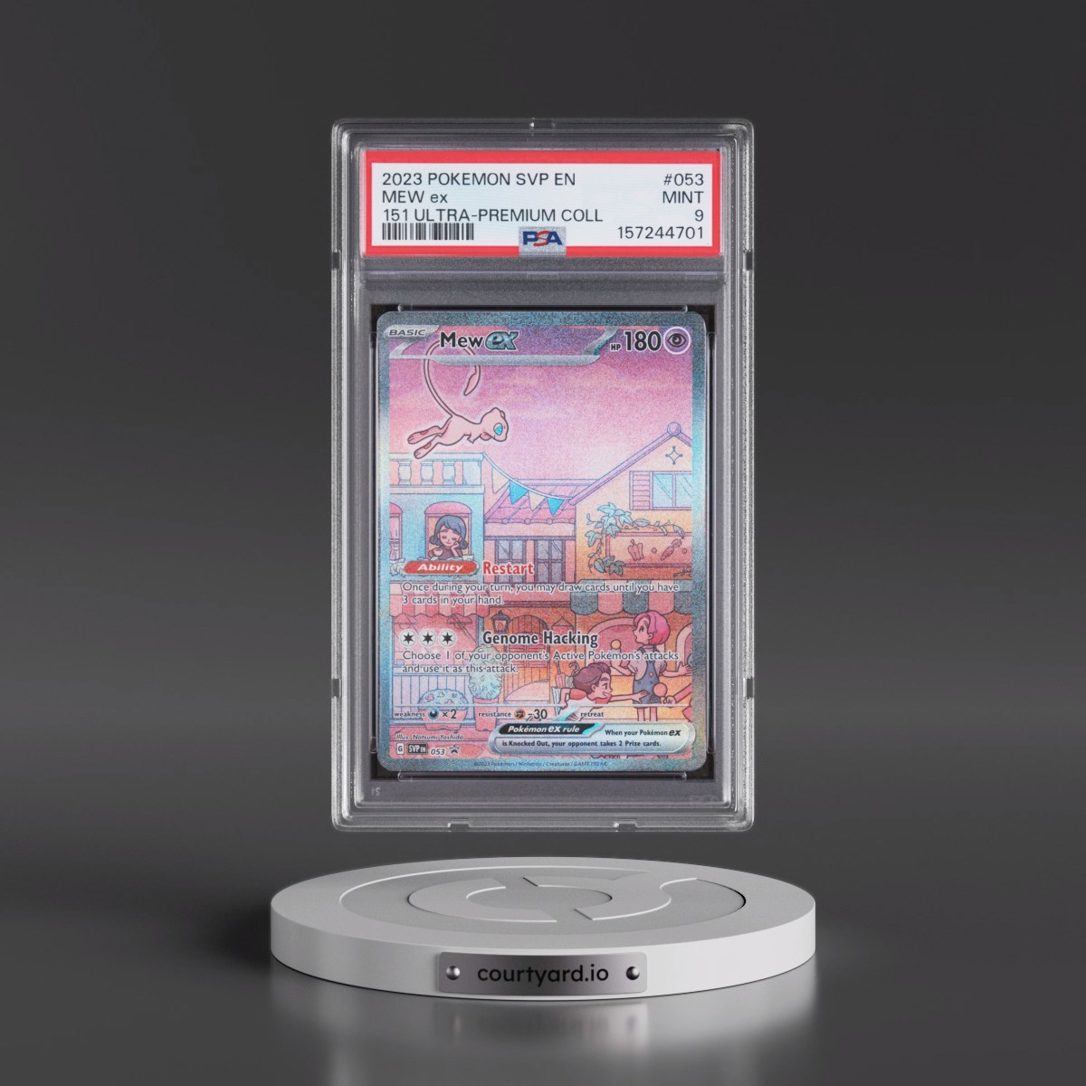 2023 Pokémon Svp EN-SV Black Star Promo #053 Mew EX - Holo 151 Ultra-Premium Collection (PSA 9 MINT)