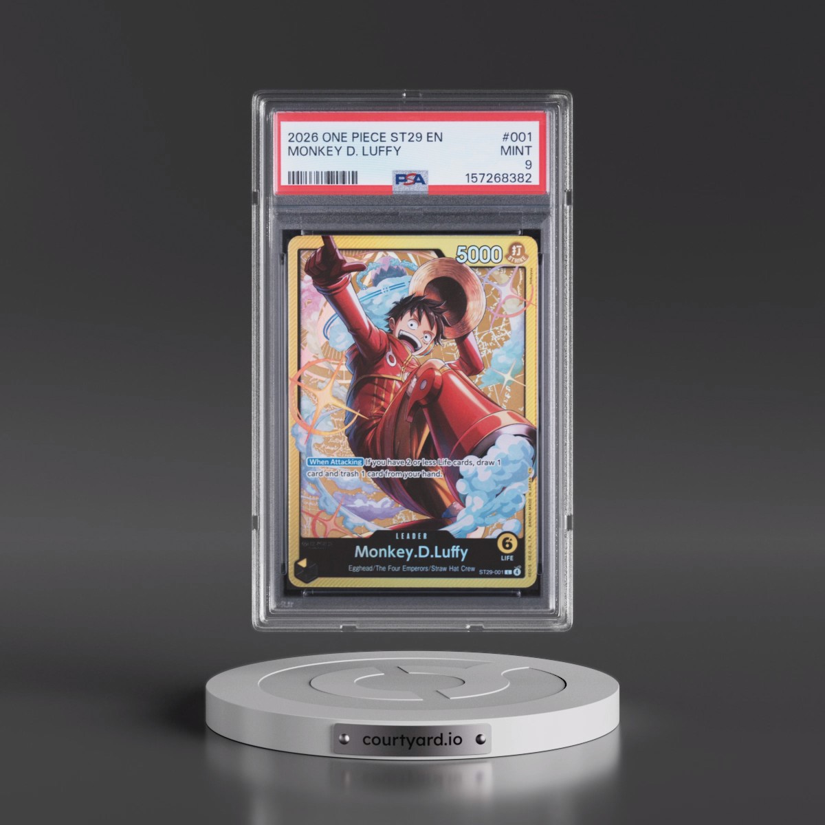2026 One Piece Starter Deck ST29-Egghead #001 Monkey D. Luffy (PSA 9 MINT)