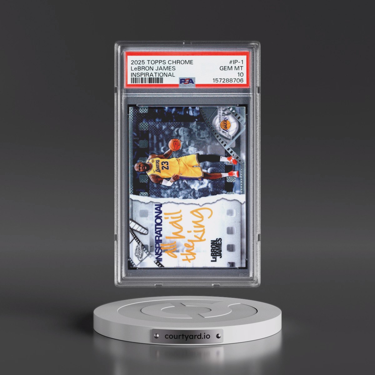 2025 Topps Chrome Inspirational #IP-1 LeBron James (PSA 10 GEM MINT)
