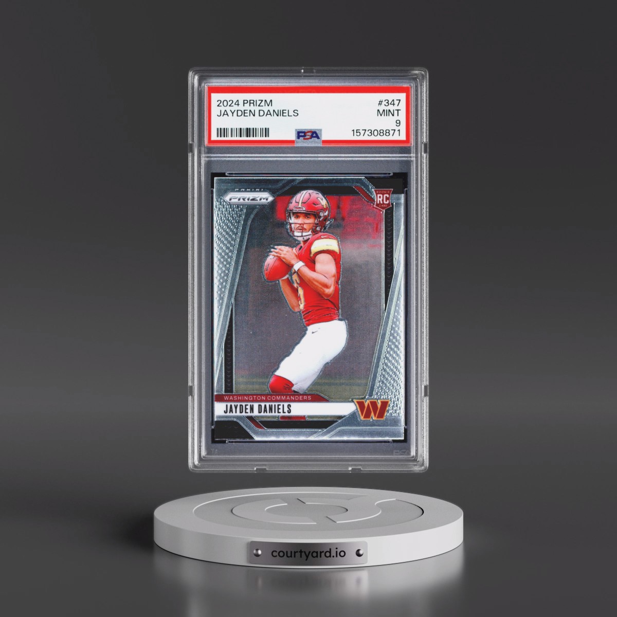 2024 Panini Prizm #347 Jayden Daniels (PSA 9 MINT)