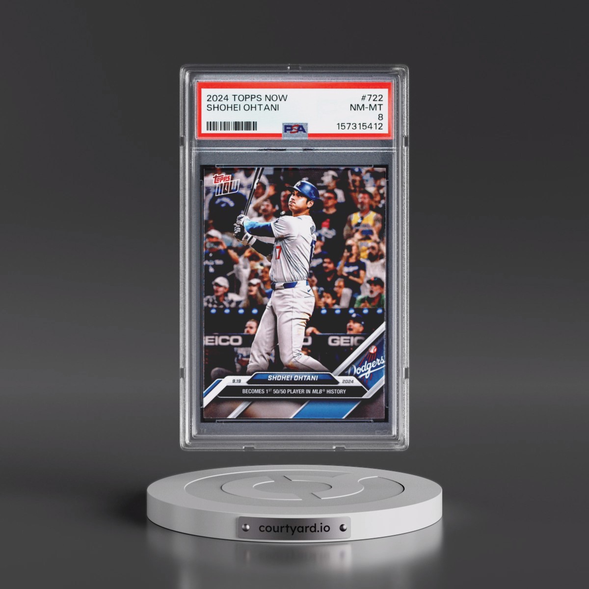 2024 Topps Now Shohei Ohtani #722 PSA 8