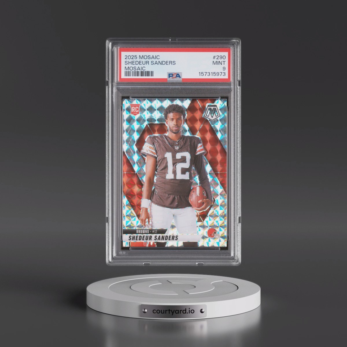 2025 Panini Mosaic #290 Shedeur Sanders - Mosaic (PSA 9 MINT)
