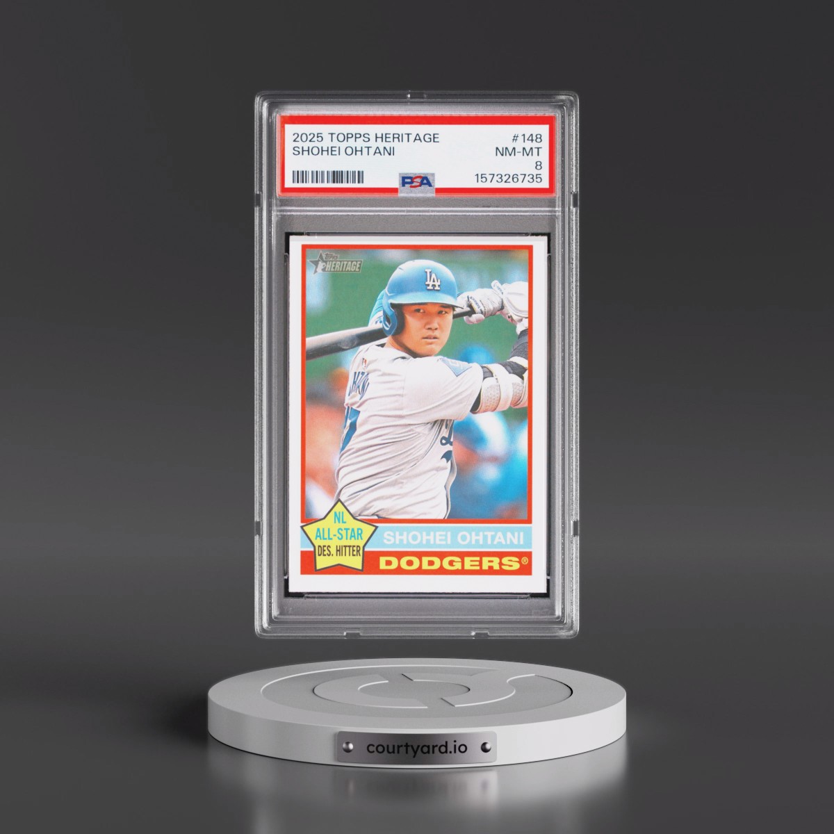 2025 Topps Heritage #148 Shohei Ohtani (PSA 8 NM-MT)