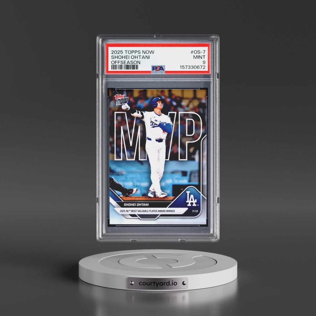 2025 Topps Now Offseason #OS-7 Shohei Ohtani (PSA 9 MINT)