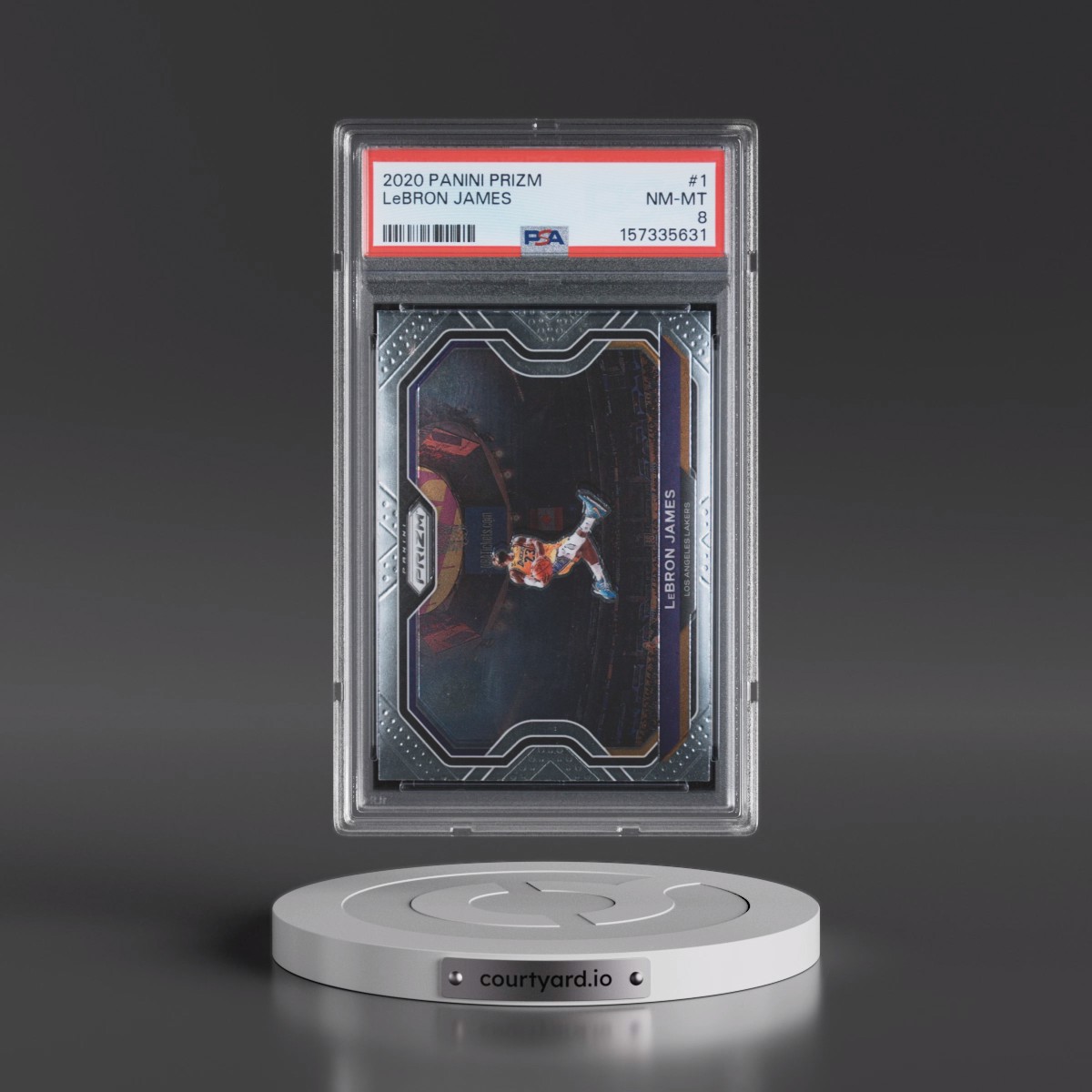 2020 Panini Prizm #1 LeBron James (PSA 8 NM-MT)