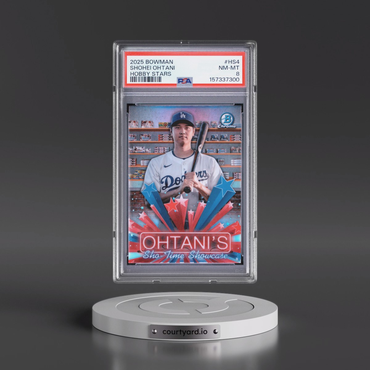 2025 Bowman Hobby Stars #HS4 Shohei Ohtani (PSA 8 NM-MT)