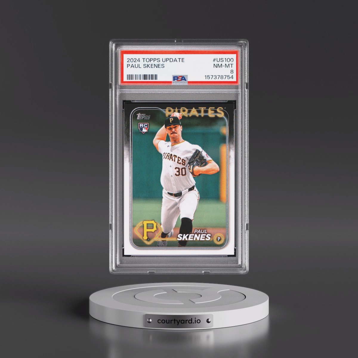 2024 Topps Update #US100 Paul Skenes (PSA 8 NM-MT)