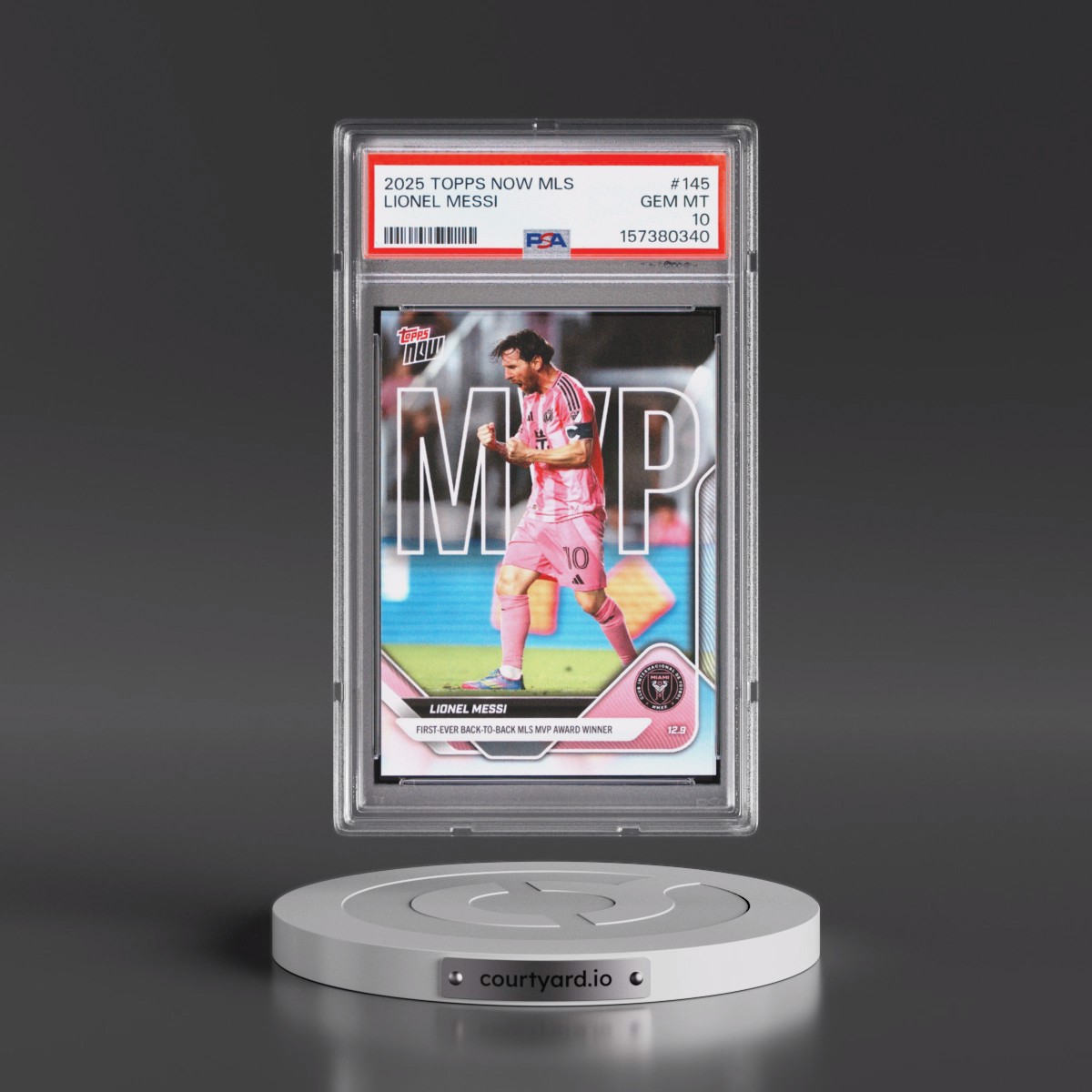 2025 Topps Now MLS #145 Lionel Messi (PSA 10 GEM MINT)