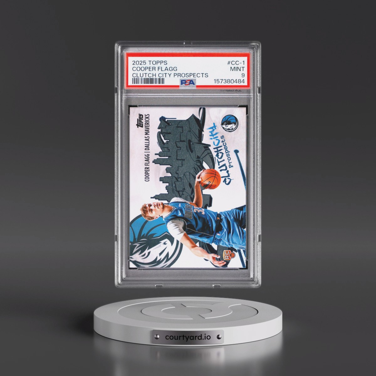 2025 Topps Clutch City Prospects #CC-1 Cooper Flagg (PSA 9 MINT)