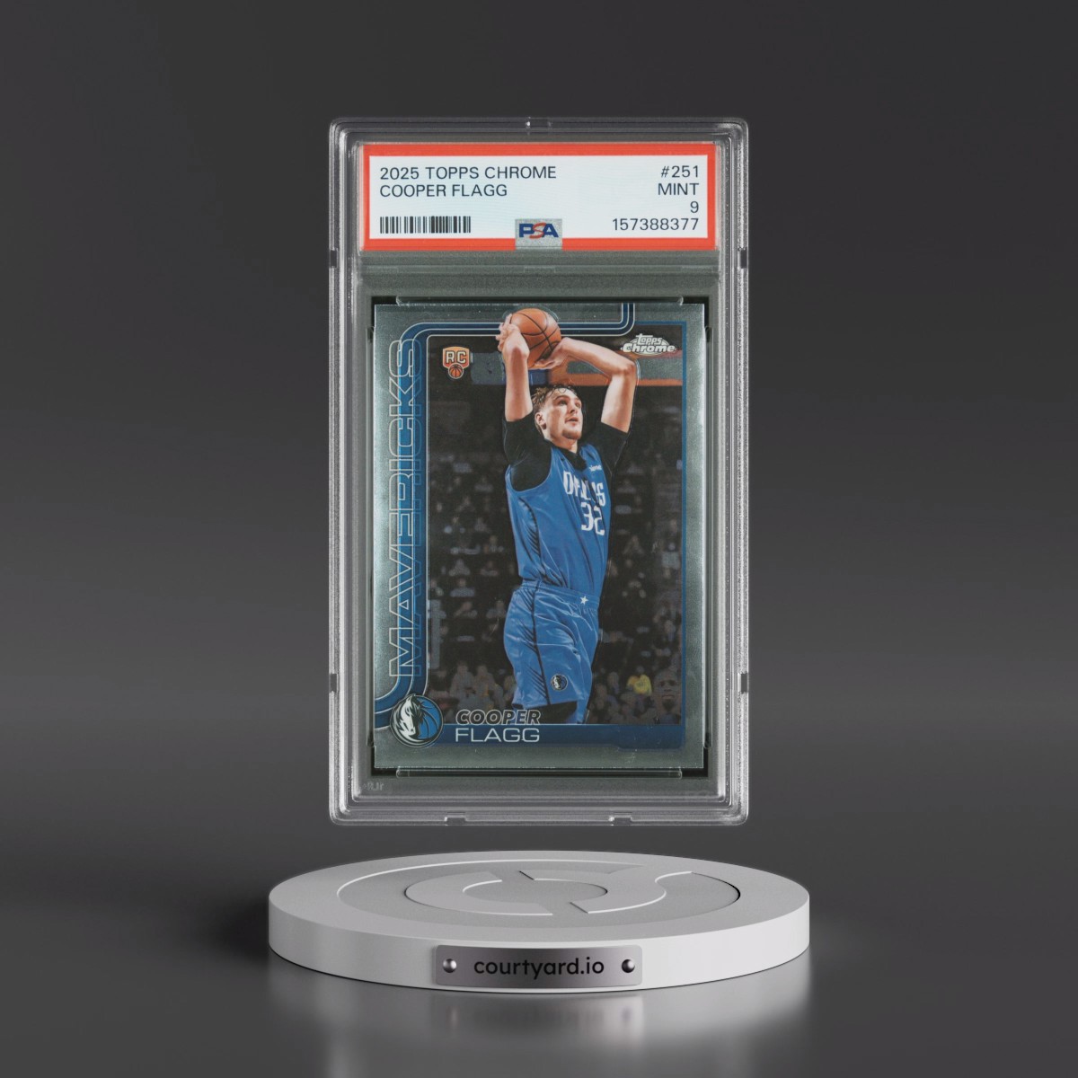 2025 Topps Chrome #251 Cooper Flagg (PSA 9 MINT)
