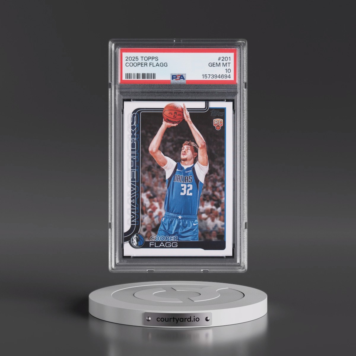 2025 Topps #201 Cooper Flagg (PSA 10 GEM MINT)