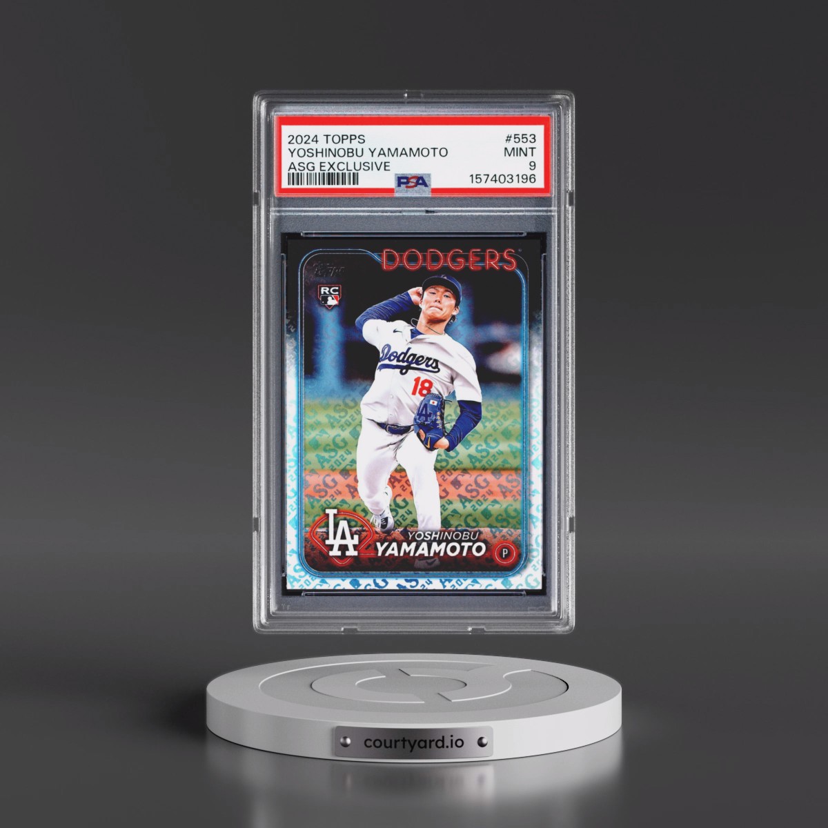 2024 Topps Yoshinobu Yamamoto - All-Star Game Exclusive #553 PSA 9