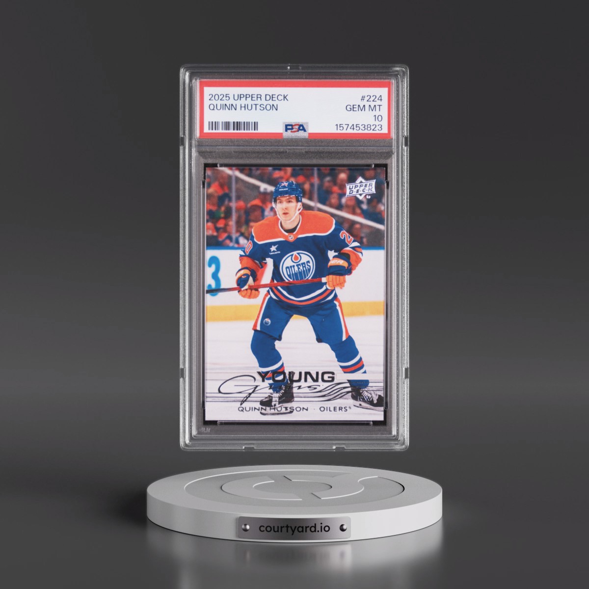 2025 Upper Deck Quinn Hutson #224 PSA 10