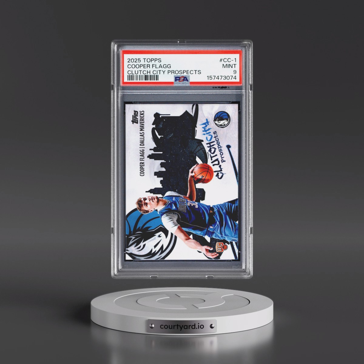2025 Topps Clutch City Prospects #CC-1 Cooper Flagg (PSA 9 MINT)