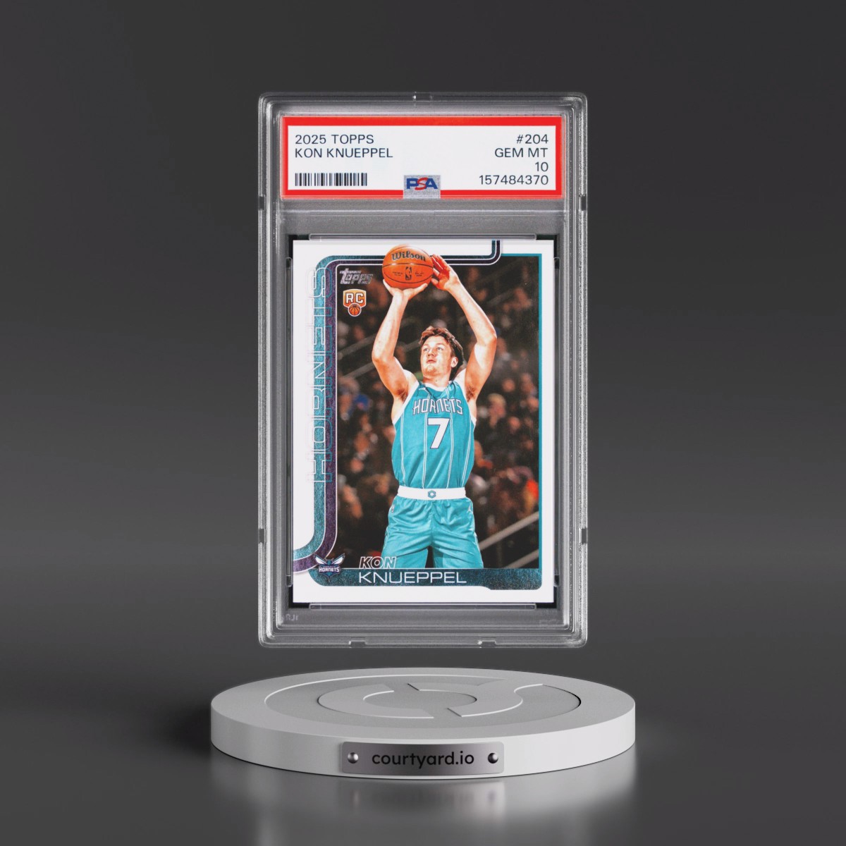 2025 Topps #204 Kon Knueppel (PSA 10 GEM MINT)