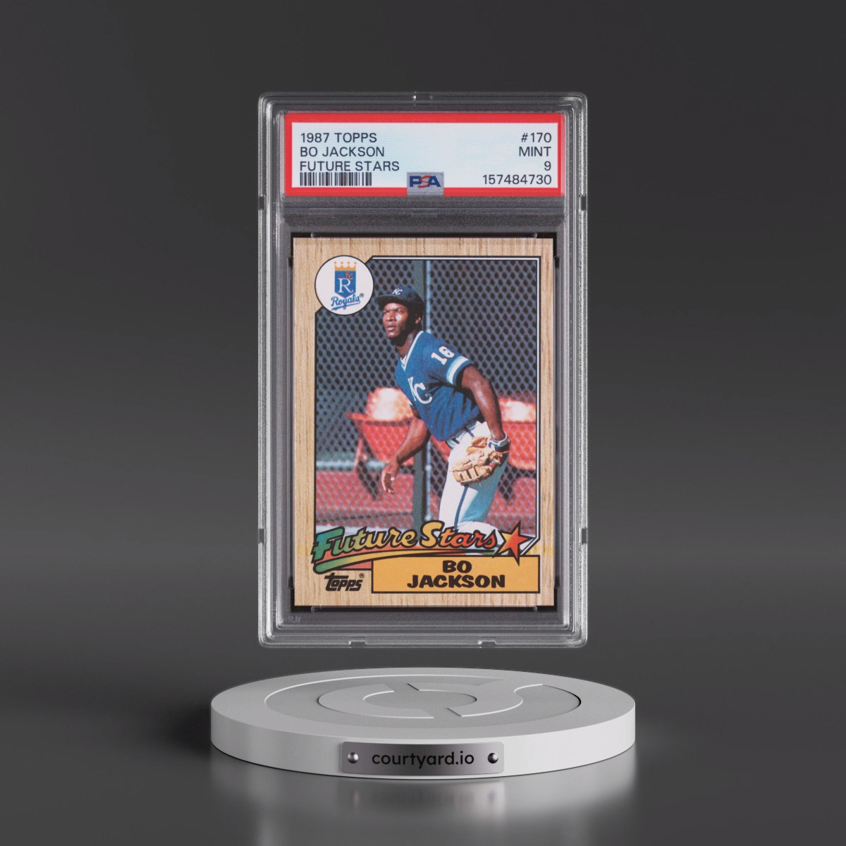 1987 Topps #170 Bo Jackson - Future Stars (PSA 9 MINT)
