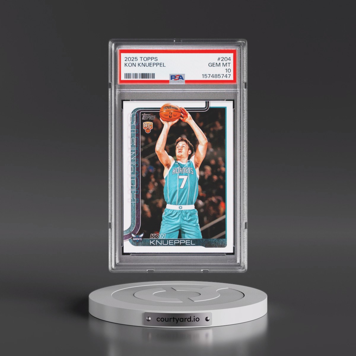 2025 Topps #204 Kon Knueppel (PSA 10 GEM MINT)