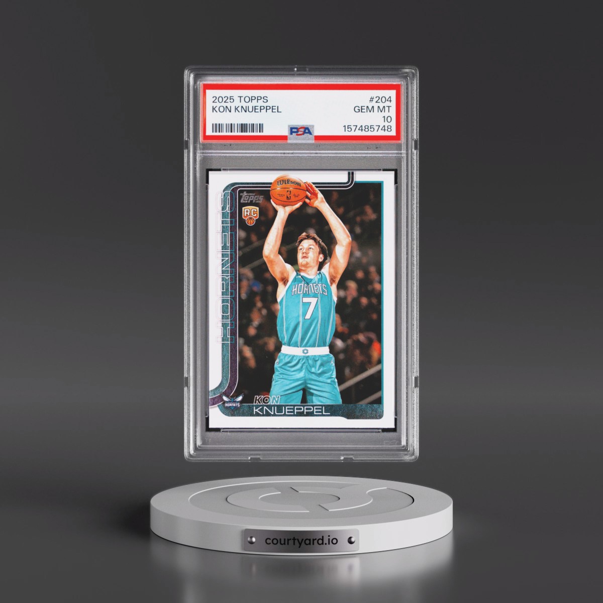 2025 Topps #204 Kon Knueppel (PSA 10 GEM MINT)