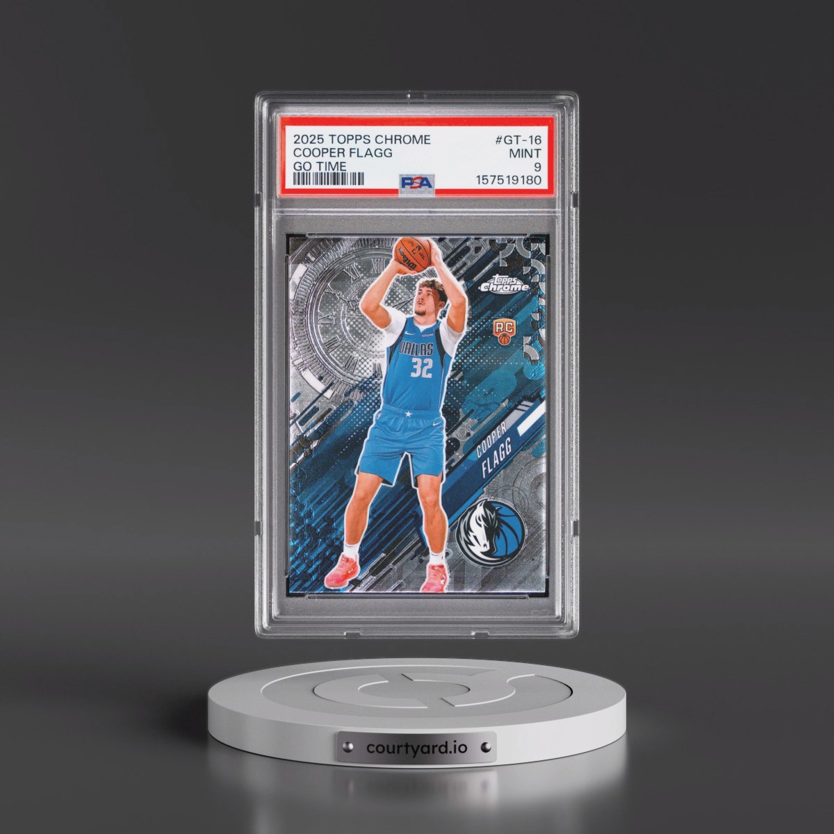2025 Topps Chrome Go Time #GT-16 Cooper Flagg (PSA 9 MINT)