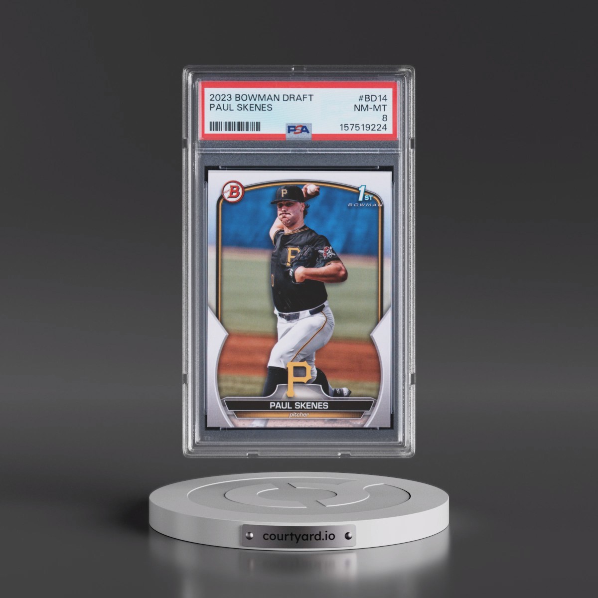 2023 Bowman Draft #BD14 Paul Skenes (PSA 8 NM-MT)