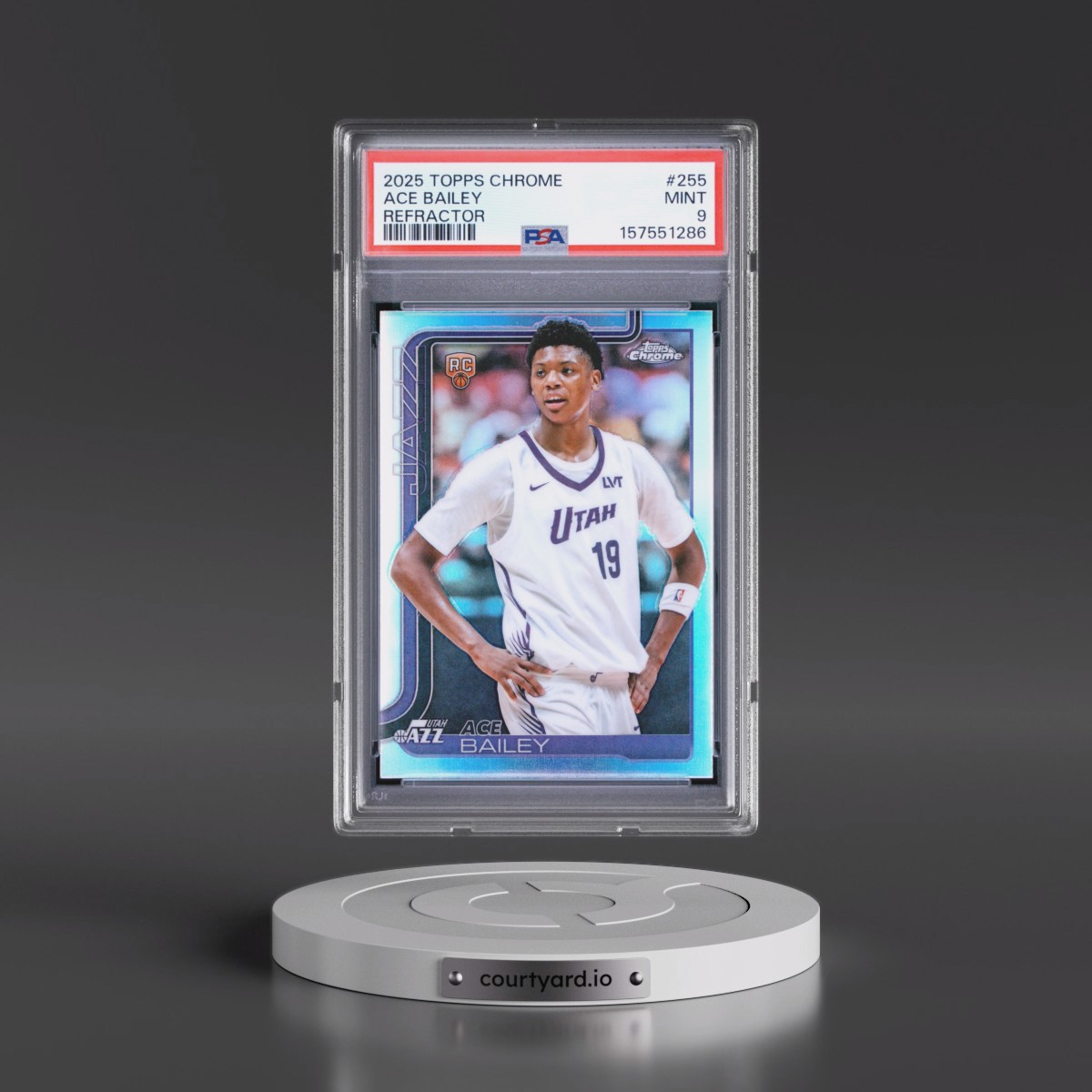 2025 Topps Chrome #255 Ace Bailey - Refractor (PSA 9 MINT)