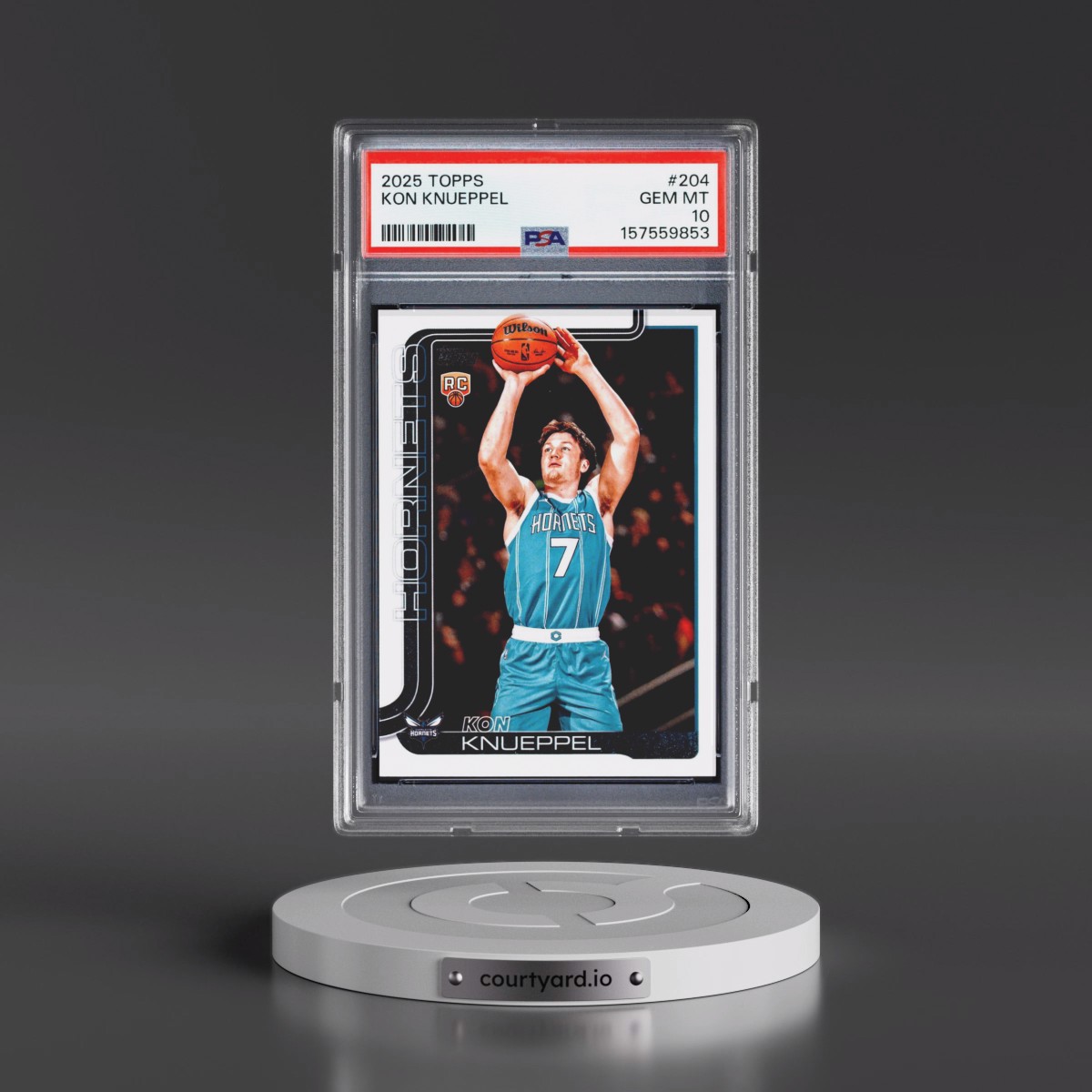 2025 Topps #204 Kon Knueppel (PSA 10 GEM MINT)