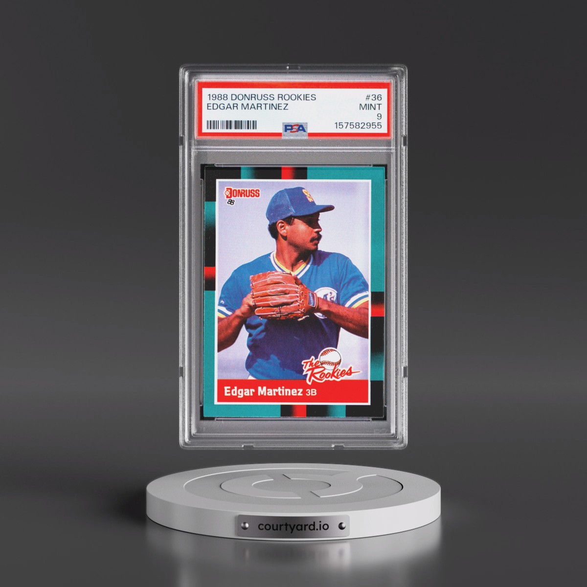 1988 Donruss Rookies #36 Edgar Martinez (PSA 9 MINT)