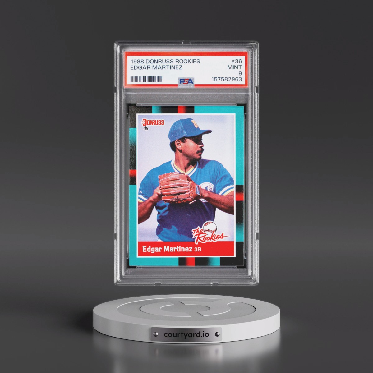 1988 Donruss Rookies #36 Edgar Martinez (PSA 9 MINT)