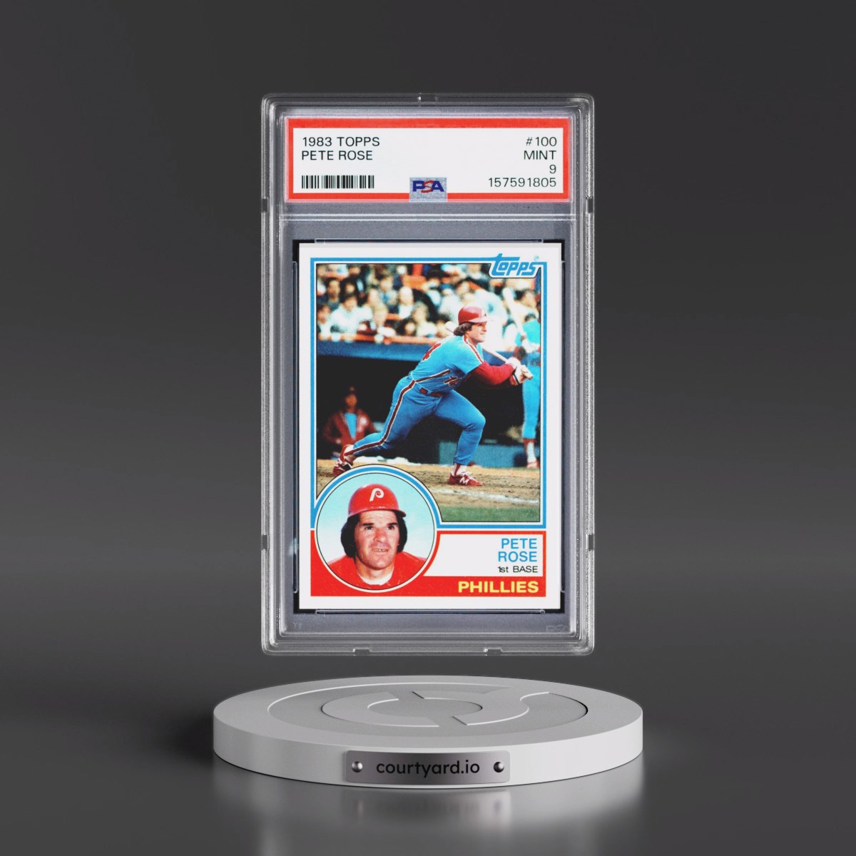 1983 Topps #100 Pete Rose (PSA 9 MINT)