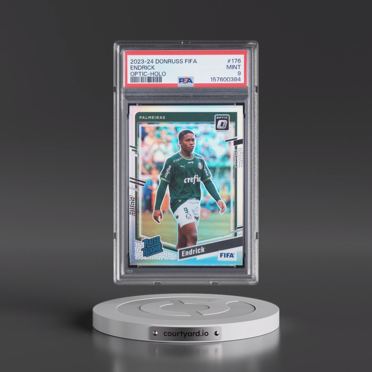 2023 Panini Donruss FIFA Endrick - Optic-Holo #176 PSA 9