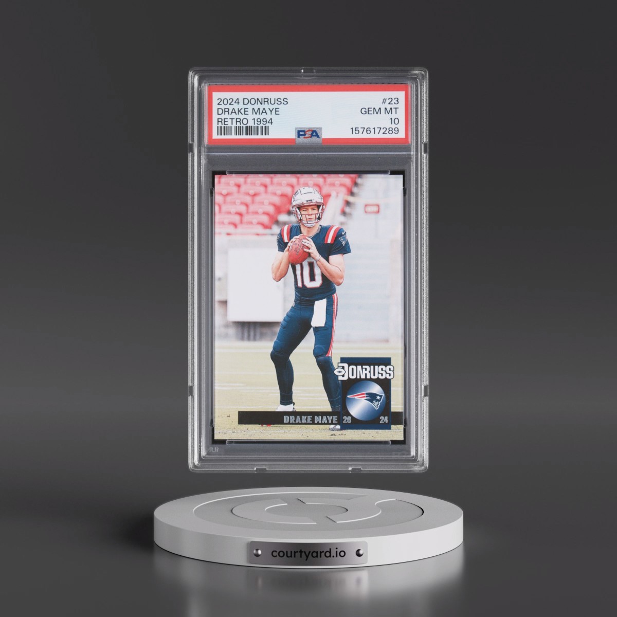 2024 Panini Donruss Retro 1994 #23 Drake Maye (PSA 10 GEM MINT)