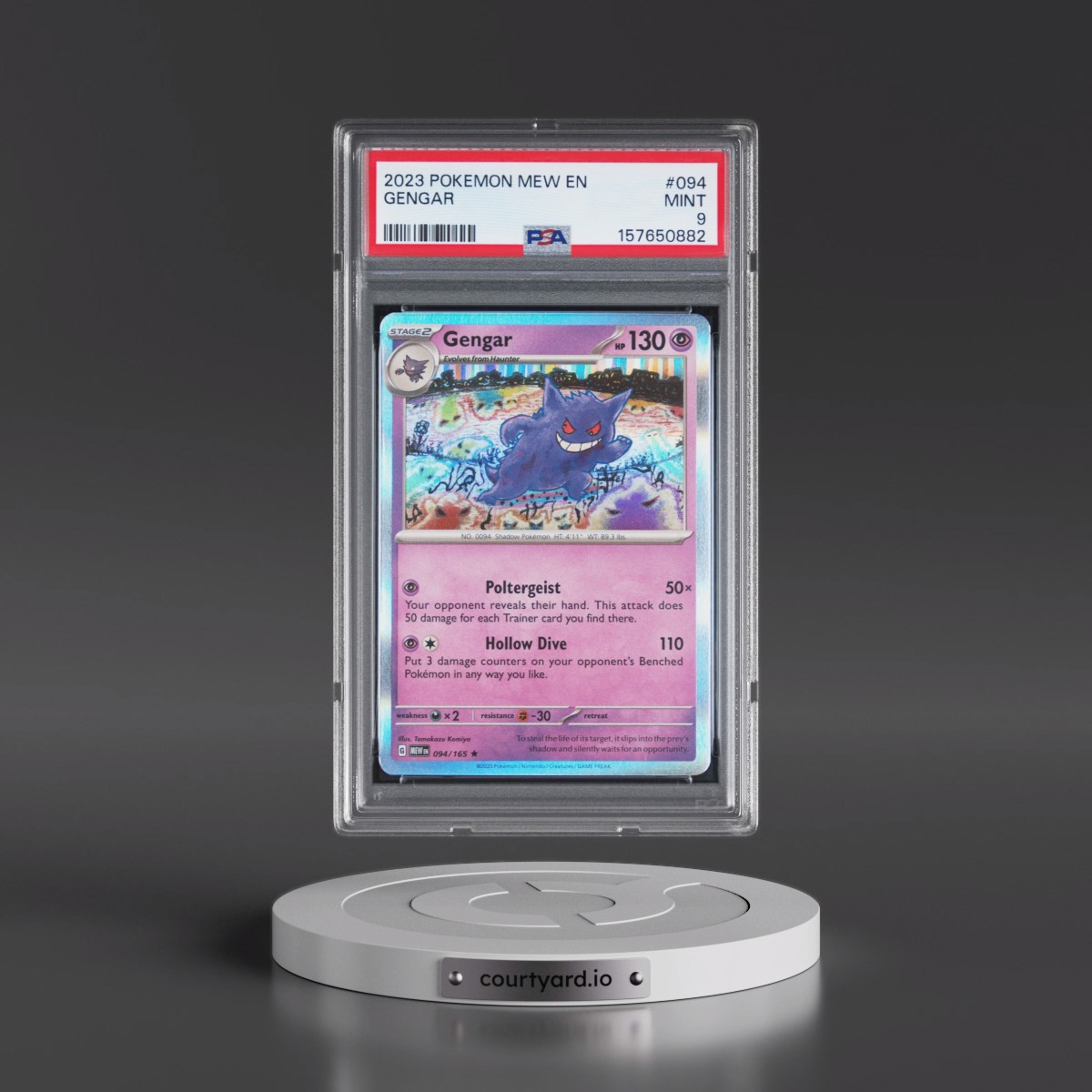 2023 Pokémon Mew EN-151 #094 Gengar (PSA 9 MINT)