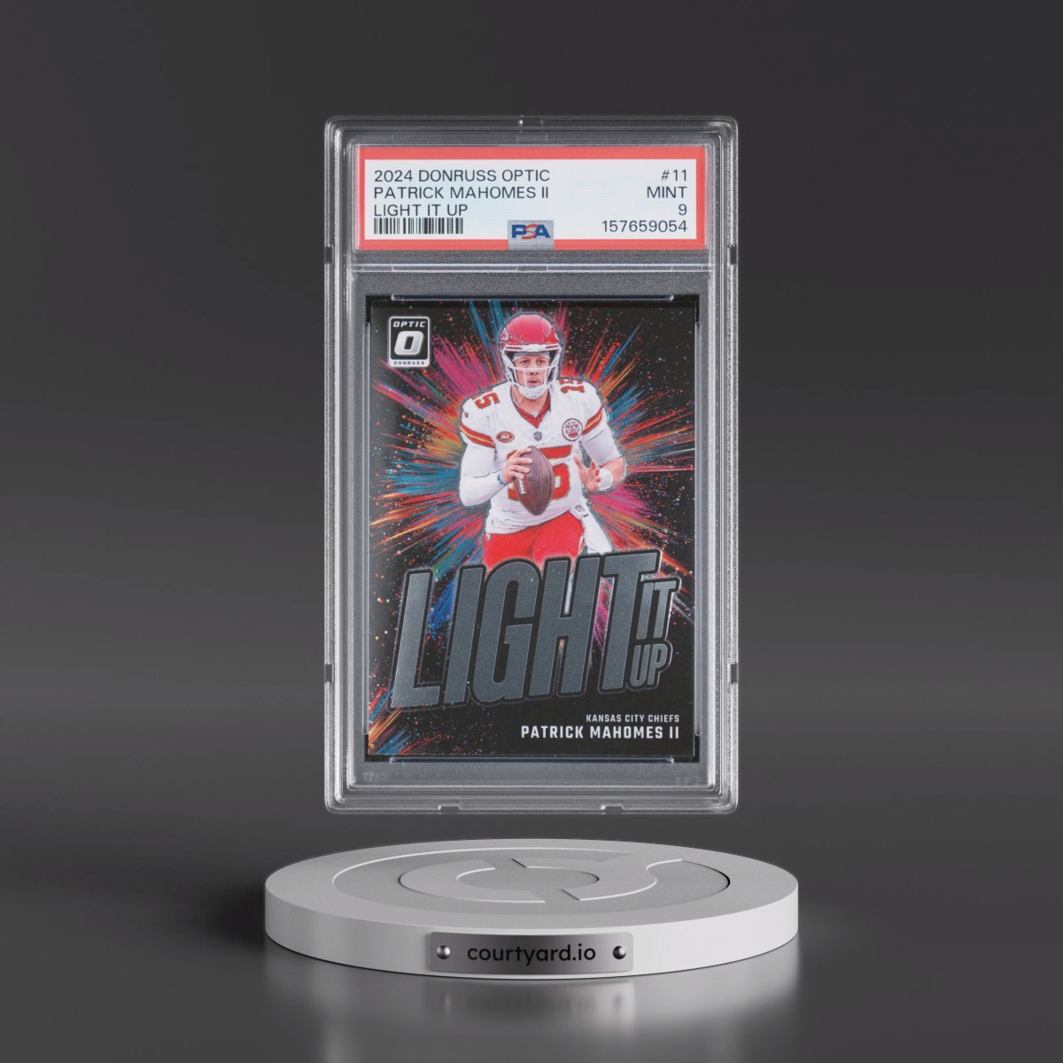 2024 Panini Donruss Optic Light It Up #11 Patrick Mahomes II (PSA 9 MINT)