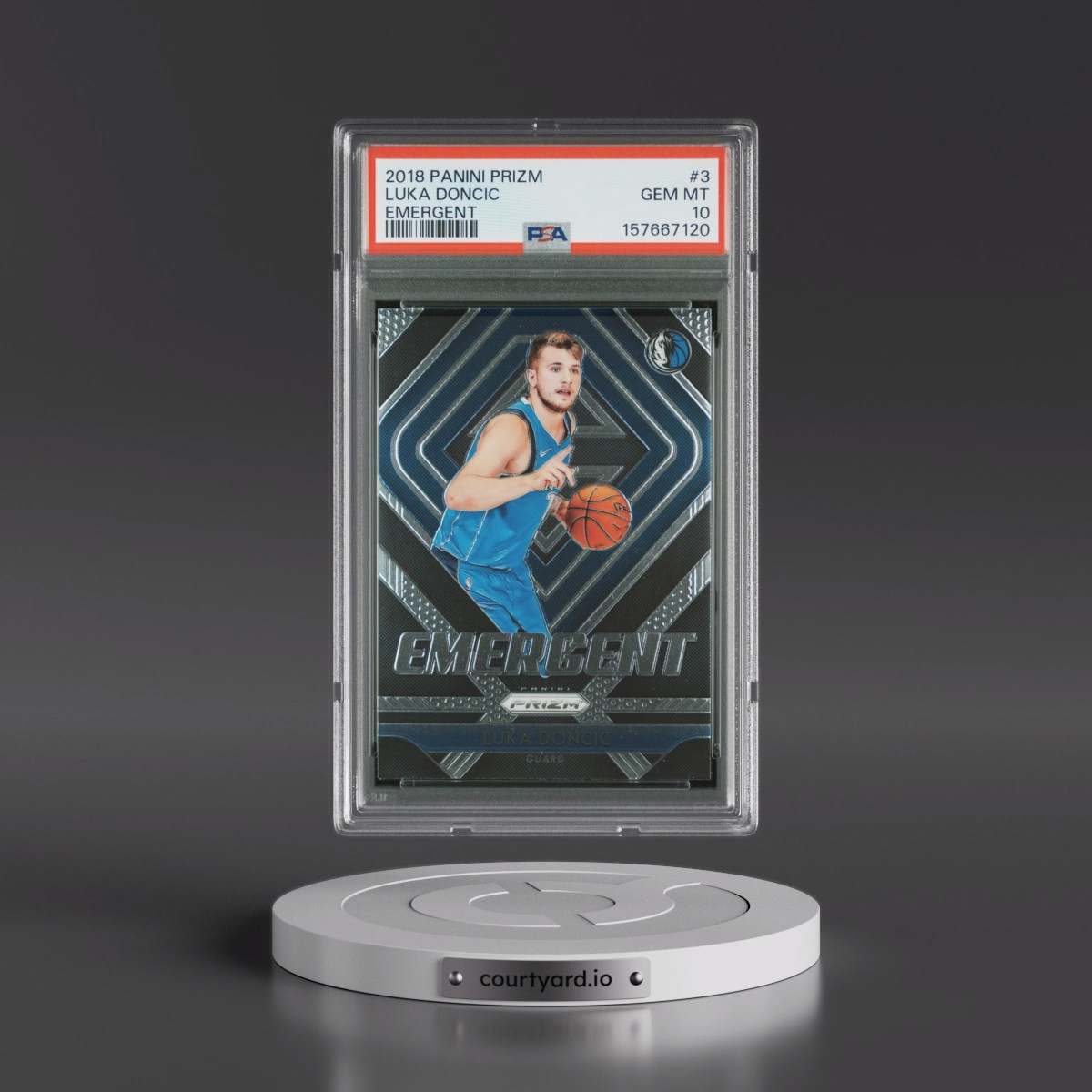 2018 Panini Prizm Emergent #3 Luka Doncic (PSA 10 GEM MINT)