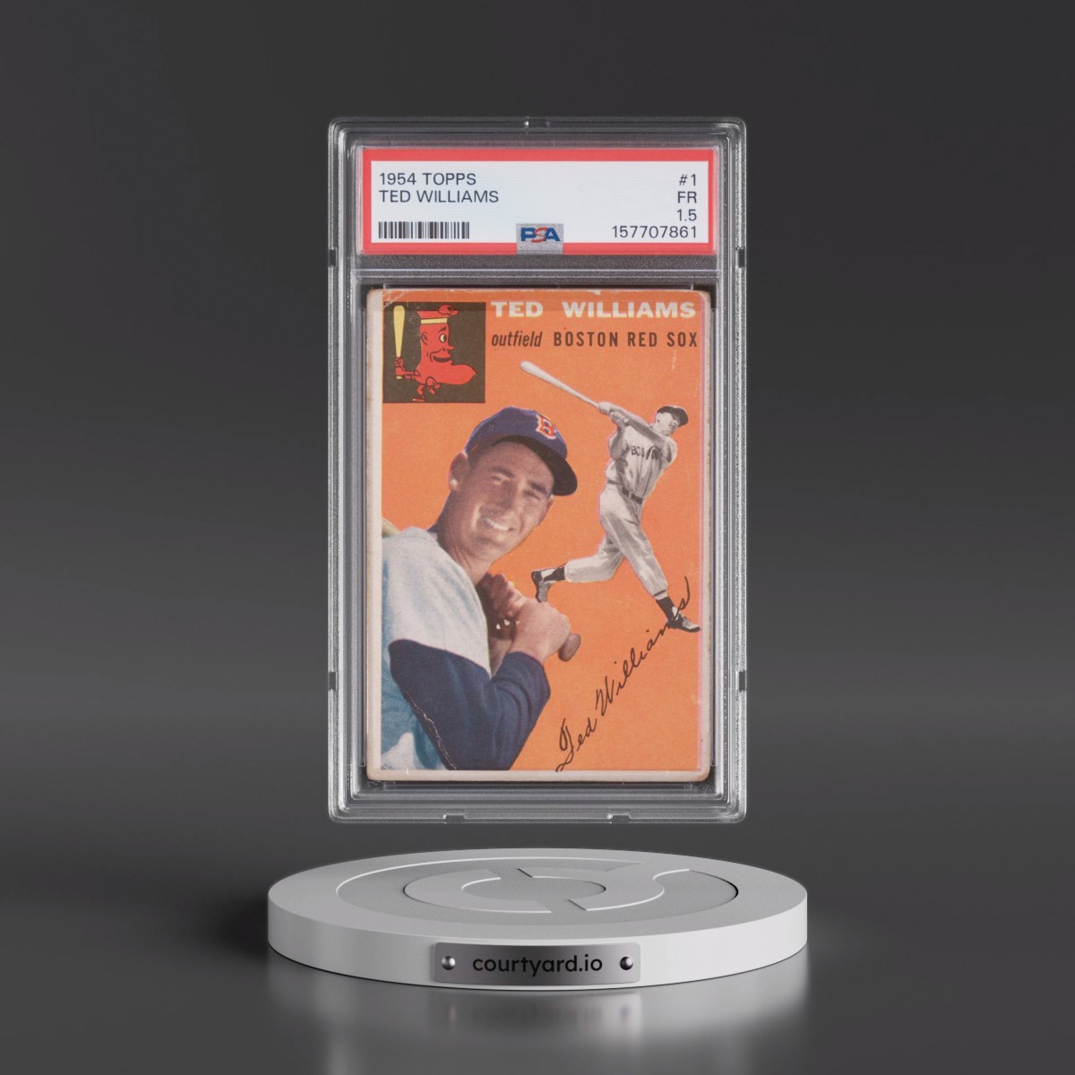 1954 Topps #1 Ted Williams (PSA 1.5 FR)