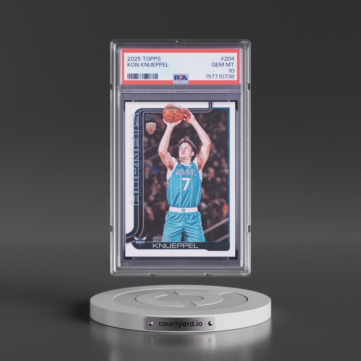 2025 Topps #204 Kon Knueppel (PSA 10 GEM MINT)