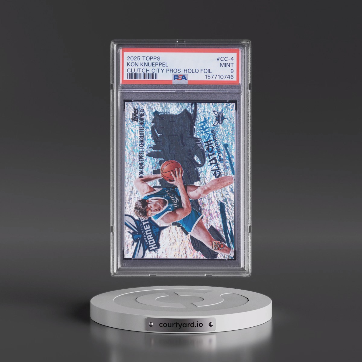 2025 Topps Clutch City Prospects #CC-4 Kon Knueppel - Holo Foil (PSA 9 MINT)