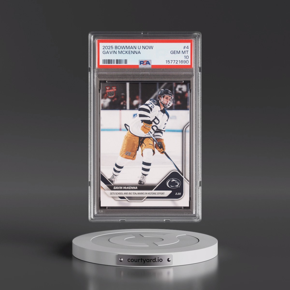 2025 Bowman U Now Gavin Mckenna #4 PSA 10