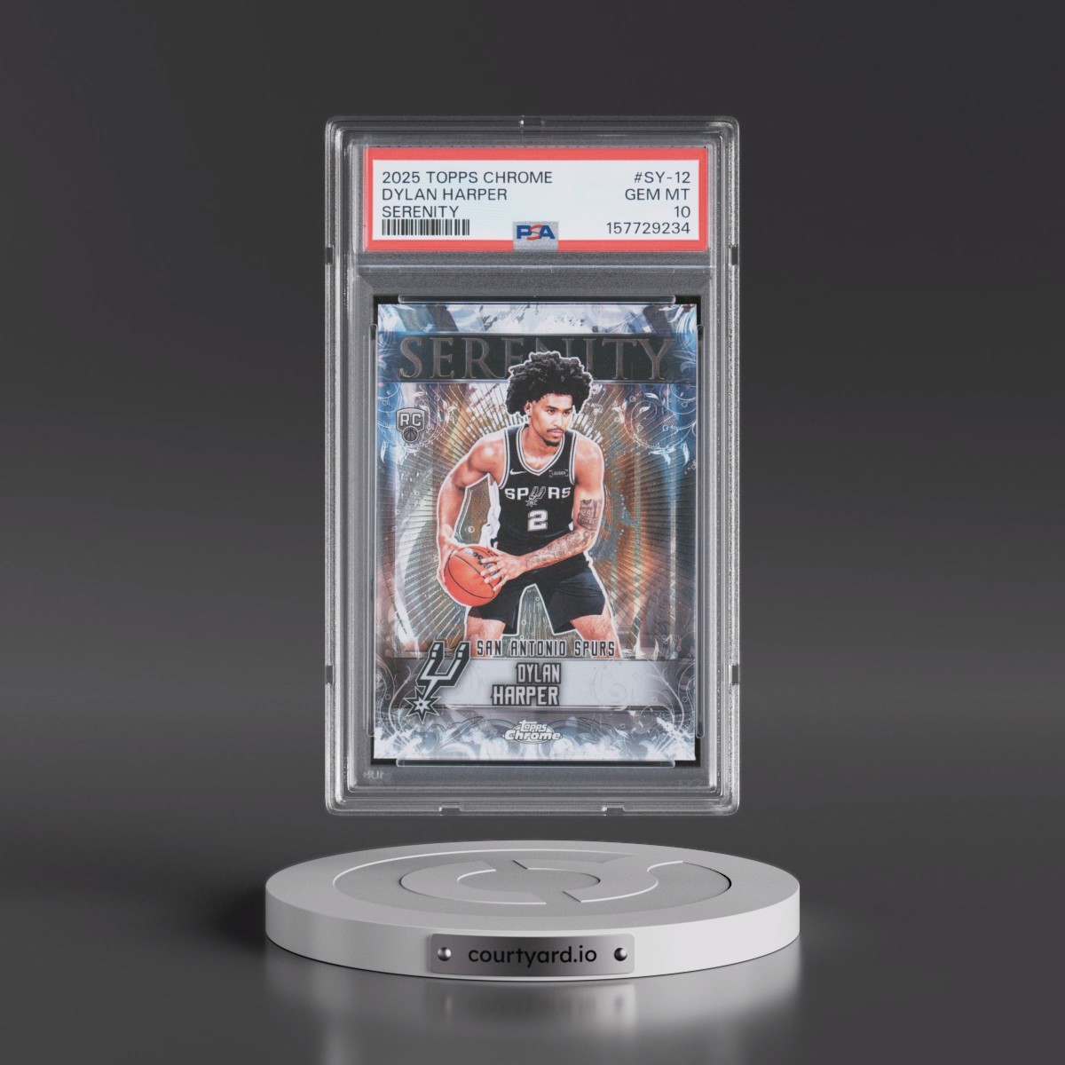2025 Topps Chrome Serenity #SY-12 Dylan Harper (PSA 10 GEM MINT)