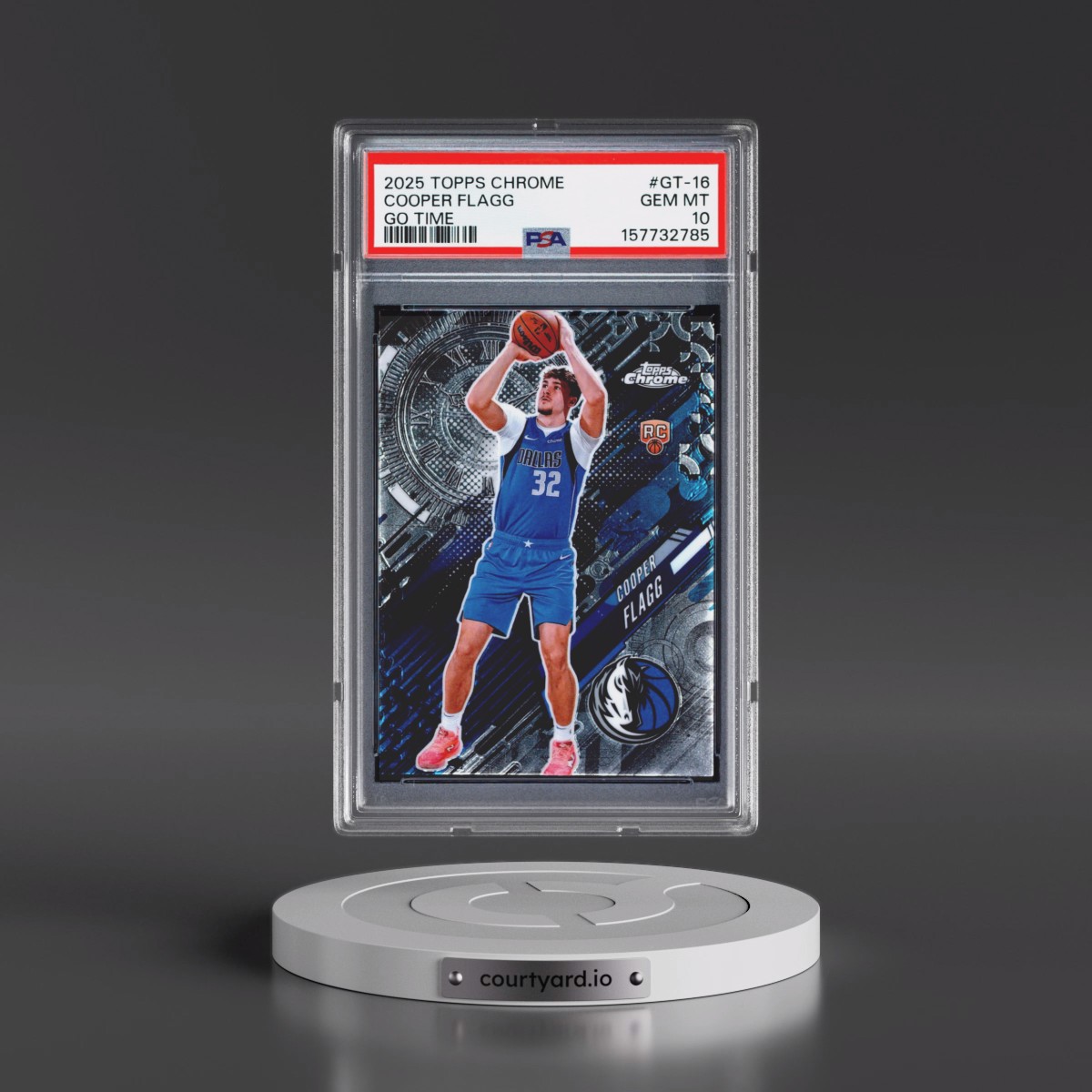 2025 Topps Chrome Go Time #GT-16 Cooper Flagg (PSA 10 GEM MINT)