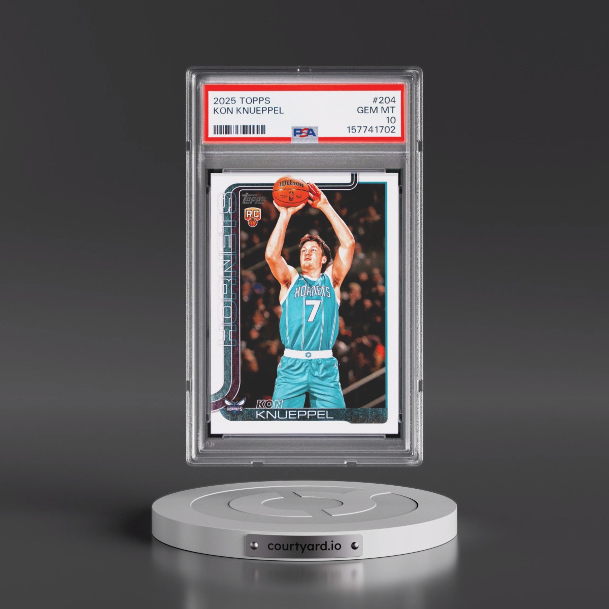 2025 Topps #204 Kon Knueppel (PSA 10 GEM MINT)