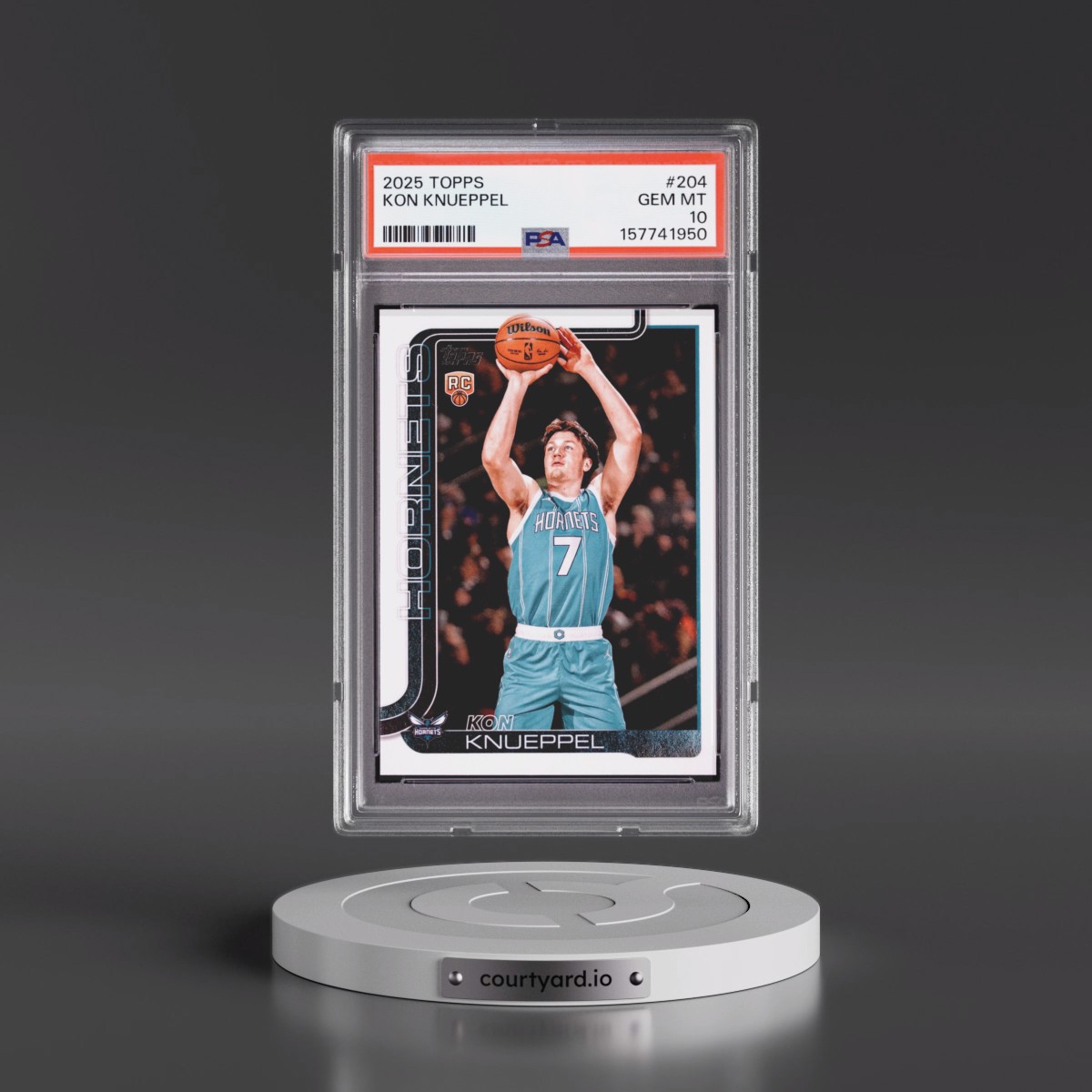 2025 Topps #204 Kon Knueppel (PSA 10 GEM MINT)