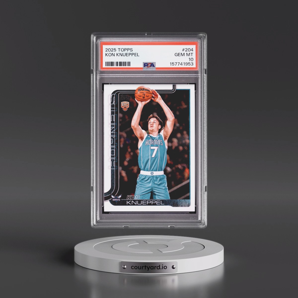 2025 Topps #204 Kon Knueppel (PSA 10 GEM MINT)