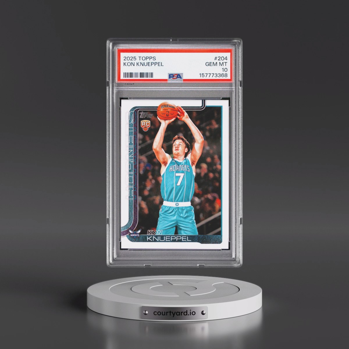 2025 Topps #204 Kon Knueppel (PSA 10 GEM MINT)