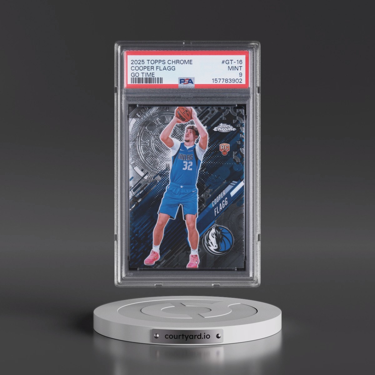 2025 Topps Chrome Go Time #GT-16 Cooper Flagg (PSA 9 MINT)