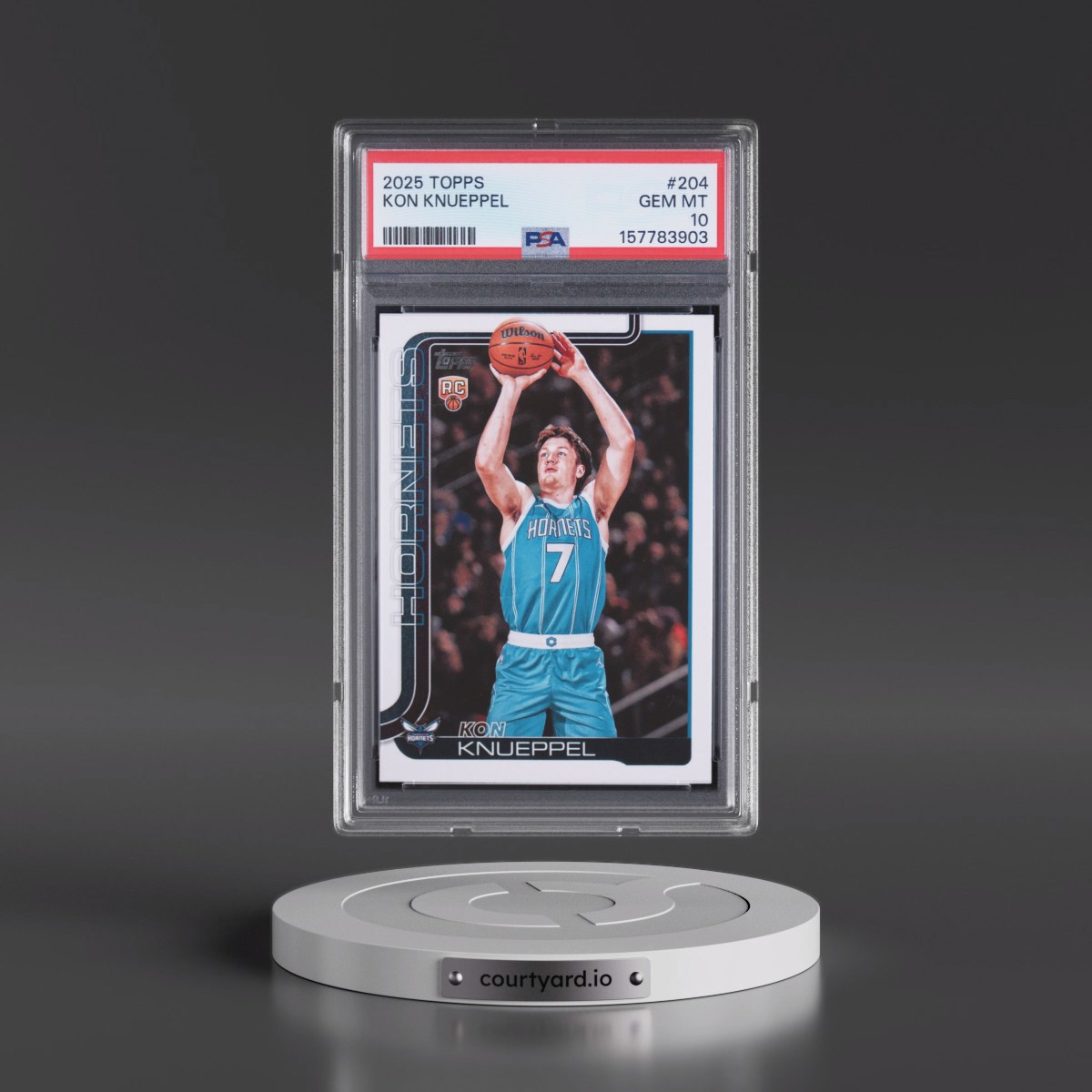 2025 Topps #204 Kon Knueppel (PSA 10 GEM MINT)